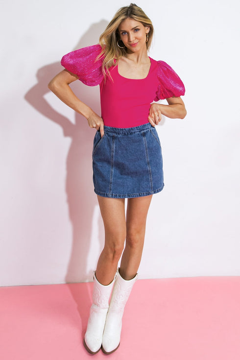 moments-in-love-denim-skort Flying Tomato-Sophia's Style-4